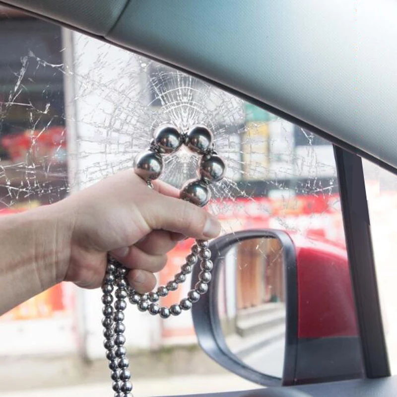 Новый 304 Нержавеющая сталь бусины самообороны боевых искусств ручной браслет