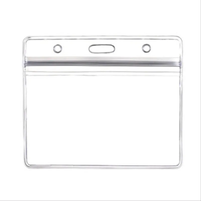 

5pcs 4X3inch Transparent PVC ID Card Holder Protector Case Business Bus Bank Credit Card Cover for Men Women Badge Bag Wallet