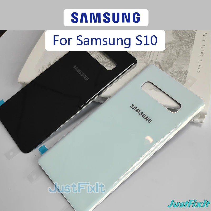 Для SAMSUNG Galaxy S10 задняя крышка батарейного отсека Дверь заднее стекло Корпус чехол