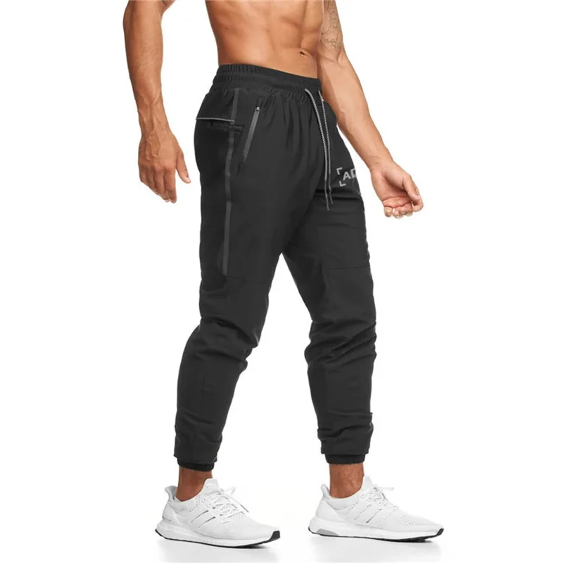 

New Men's Sweatpants Brand Joggers Running Sports Pants Men Quick-drying Breathable Fitness Trousers Slim Workout Training Pants
