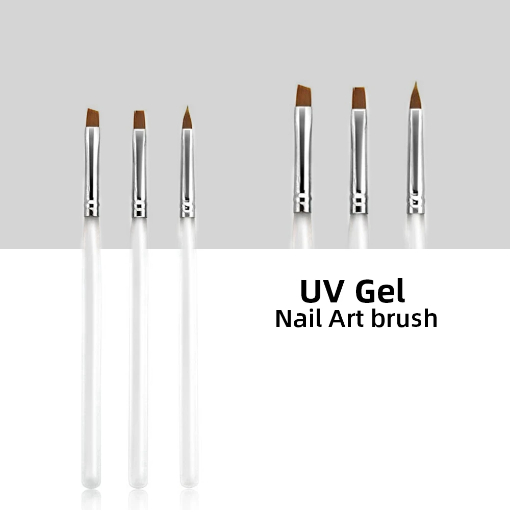 Missguoguo акриловая кисть для ногтей дизайна Гелевая Кисть маникюрная круглая