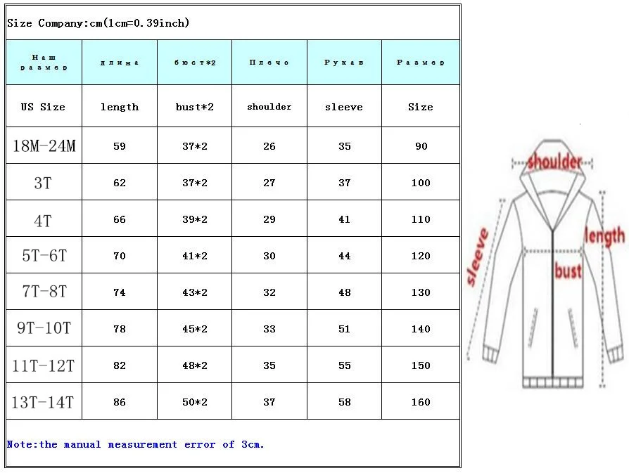 30 degrees Children Baby girl clothing Winter Thicken Parka Kids Faux Fur Hooded Coat Plus velvet Jackets clothes snowsuit
