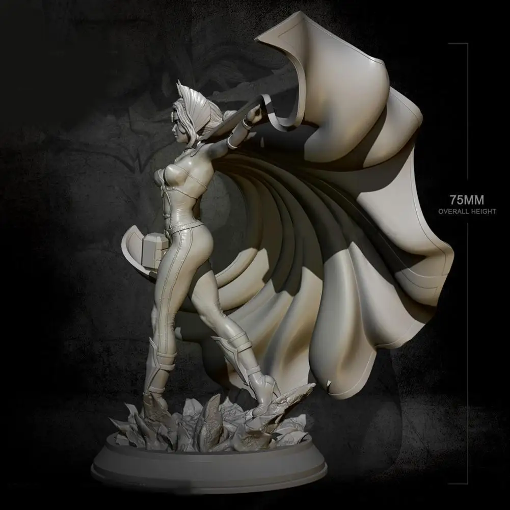

1PCS H75mm 1/24 Resin model kits figure DIY toy self-assembled TD-2549 E9I5