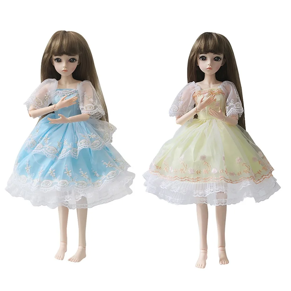 Кукольная одежда платье BJD свадебное модный дизайн 60 см Кукольное аксессуары