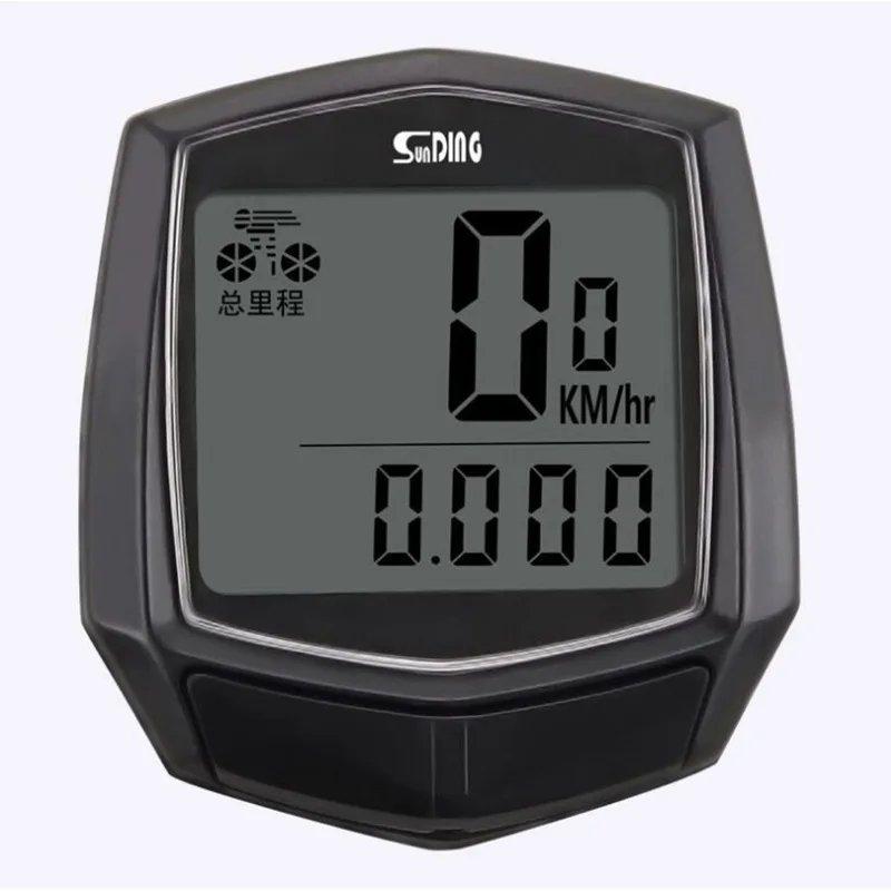 

New Bike Wired Stopwatch Multifunctional Waterproof Bicycle English Display LCD Screen Speedometer Cycling Odometer Stopwatch