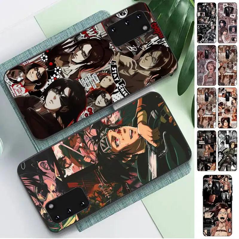 

Hange Zoe Attack on Titan anime Phone Case for Samsung S10 21 20 9 8 plus lite S20 UlTRA 7edge