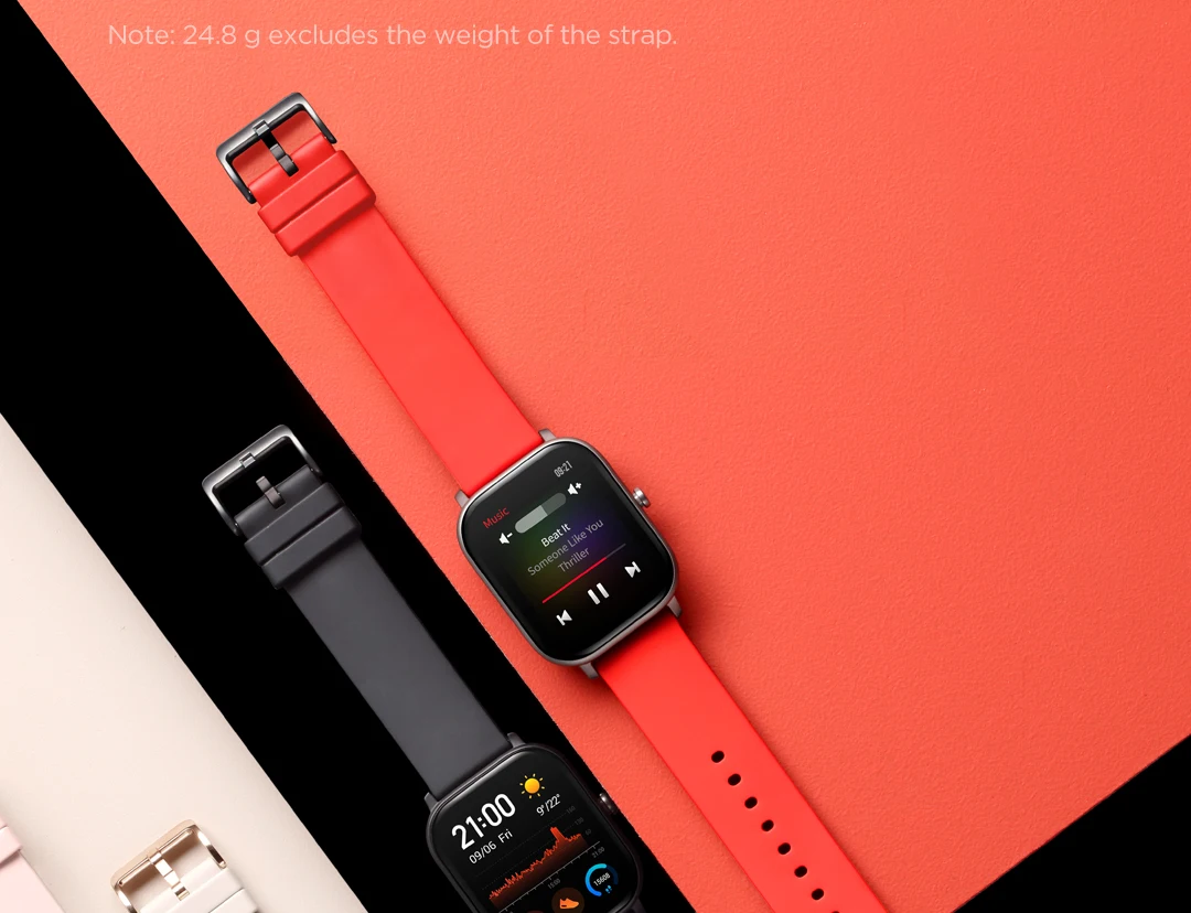 Глобальная версия, Новые смарт-часы Amazfit GTS, 5 АТМ, водонепроницаемые, для плавания, умные часы, 14 дней, батарея, управление музыкой, для телефона Xiaomi IOS