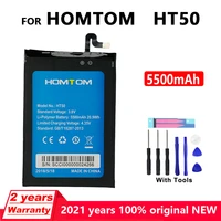 new original 5500mah ht 50 phone battery for homtom ht50 in stock high quality genuine batteries with free toolstracking number