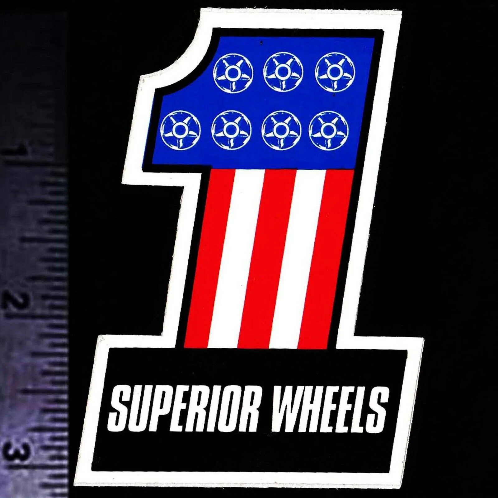 

Для x2 SUPERIOR Wheels-оригинальные винтажные гоночные наклейки/стикеры