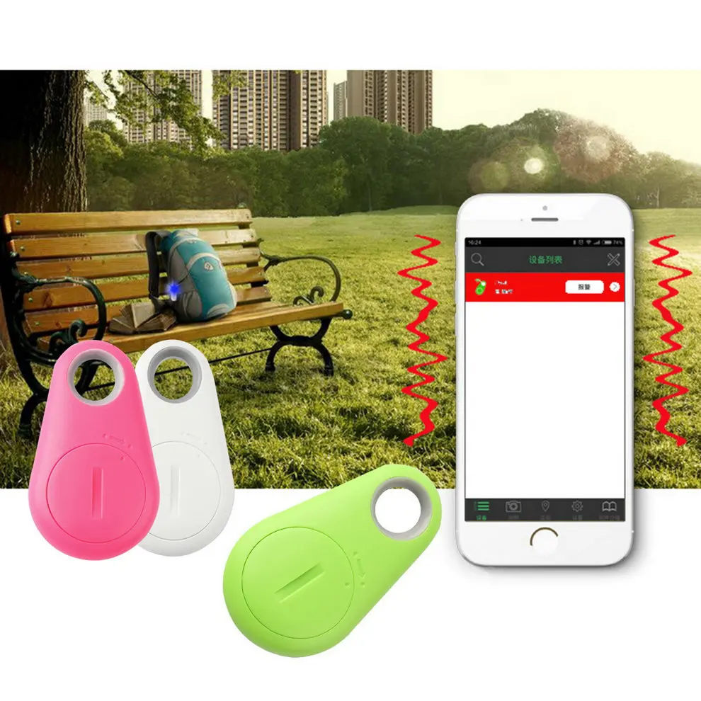 Мини-трекер против потери активности Smart Bluetooth 4 0 GPS трекер Детская сумка кошелек