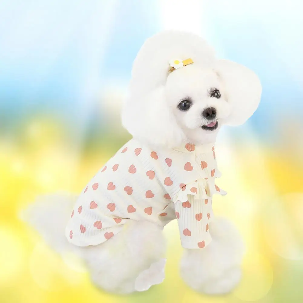 Рубашка для домашних животных жилет хлопковая футболка маленьких собак летняя с