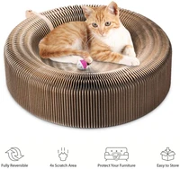 pet cat scratcher lounge bed collapsible folding corrugated paper deform cat scratch board for cat bed mat kitten toy pet supply