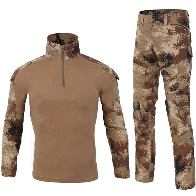 Тактическая камуфляжная Военная униформа мужская одежда армии США военная