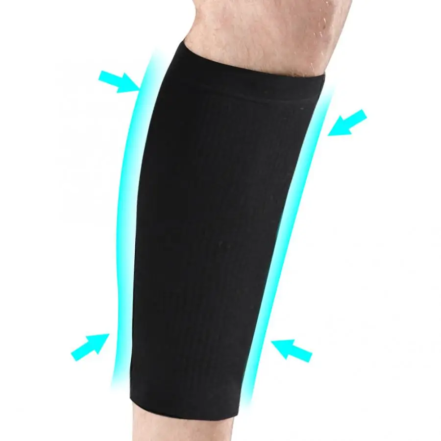 Спортивная компрессионная втулка для ног 1 пара вязанная голени защитное