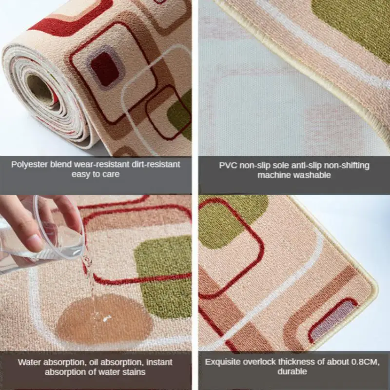 Коврик абсорбирующий нескользящий маслостойкий напольный коврик подходит для