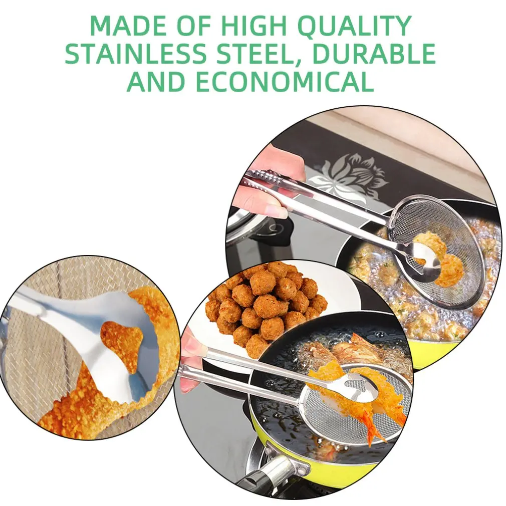 Многофункциональный фильтр для ложки с масляным фильтром Сковорода барбекю