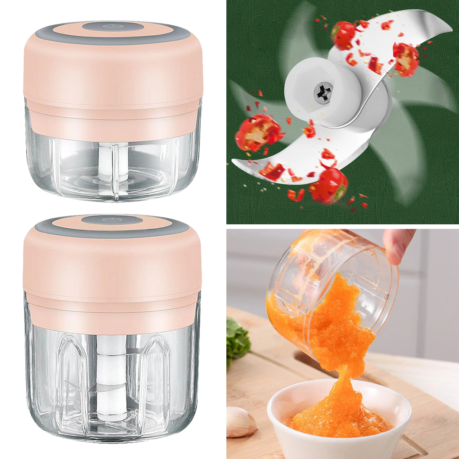 

Garlic Cutter Garlic Press Portable for Vegetable Fruit Meat Baby Food