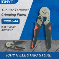 european style tubular terminal wiring manual electrician various colors 4 6 corners 0 25 6mm 0 25 10mm crimping pliers