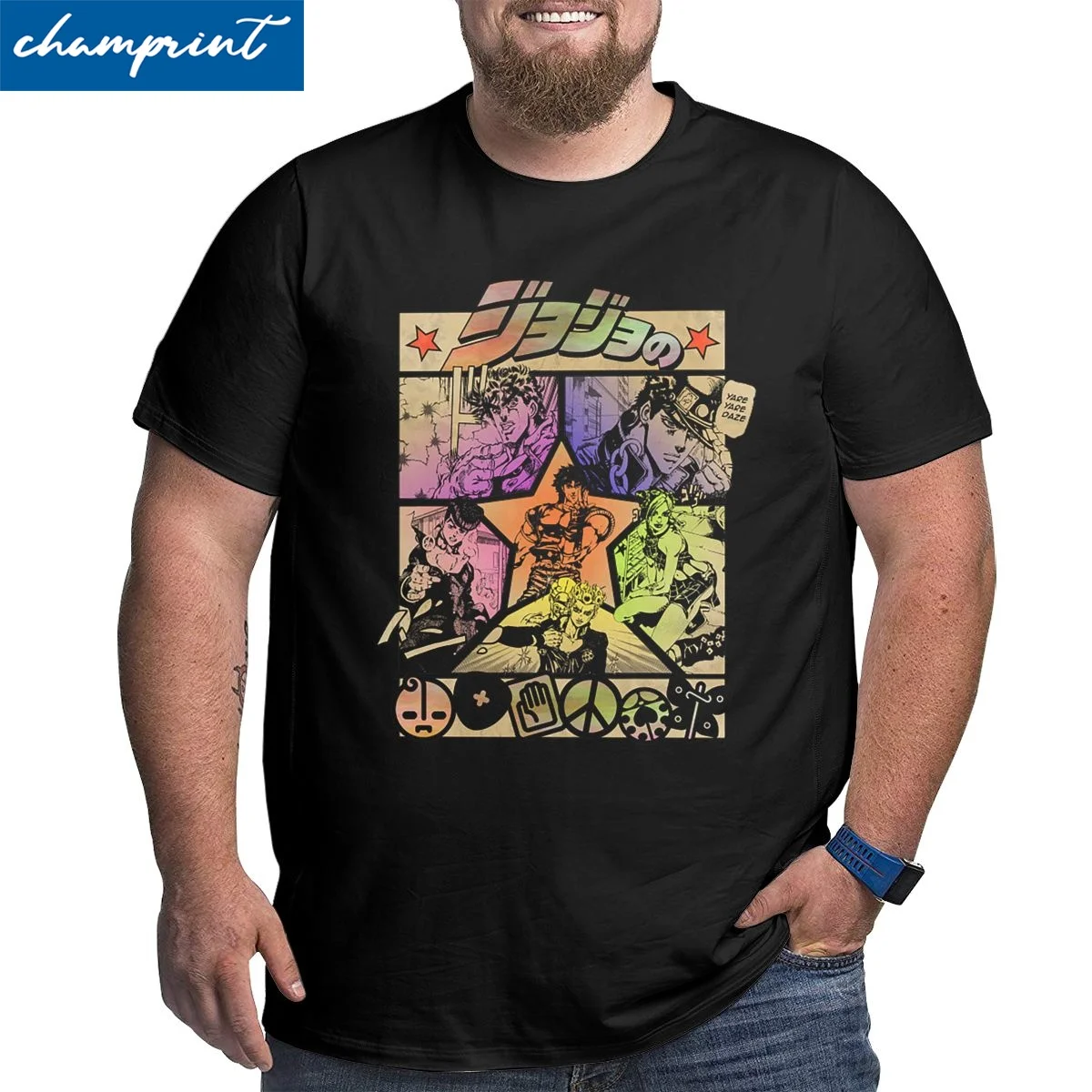 Футболка мужская с круглым вырезом смешная хлопковая рубашка принтом страница