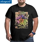 Футболка мужская с круглым вырезом, смешная хлопковая рубашка с принтом страница Джоджо, смешная футболка для высоких мужчин, большие размеры 4XL 5XL 6XL