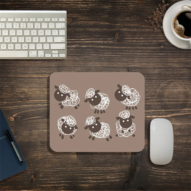 

Goat series spot mouse pad pattern rubber cloth material exquisite business pattern mouse pad
