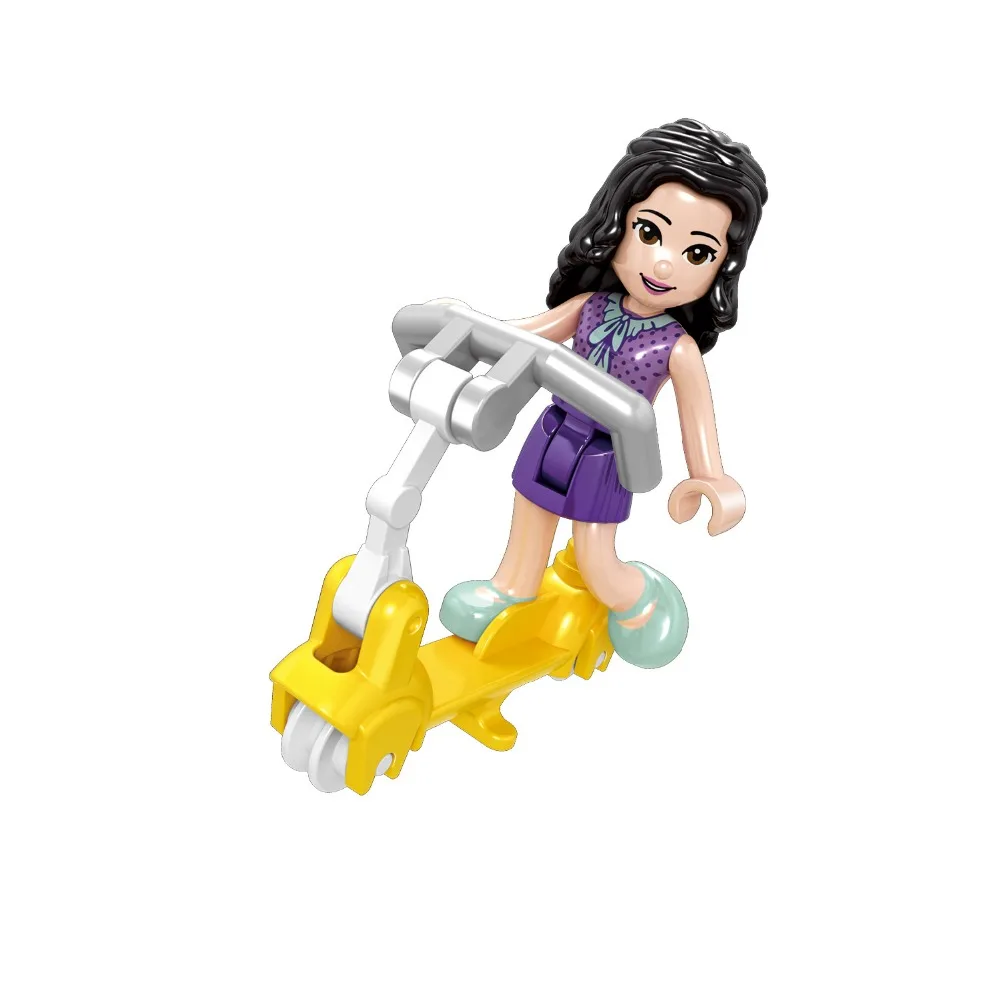 Любимый Детский самокат принцессы для девочек с сердечками озеро город Legoed