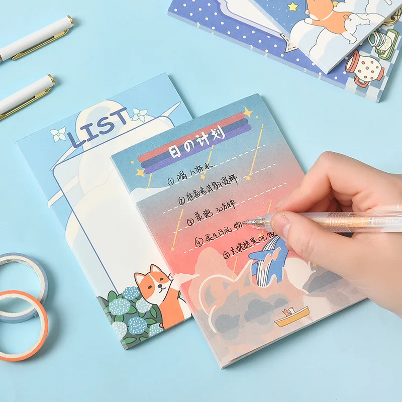 

Cute Cartoon Corgi Diary Memo Pad Sheet To Do List Weekly Daily Planner School Office Supply Stationery Gift Office Decoration