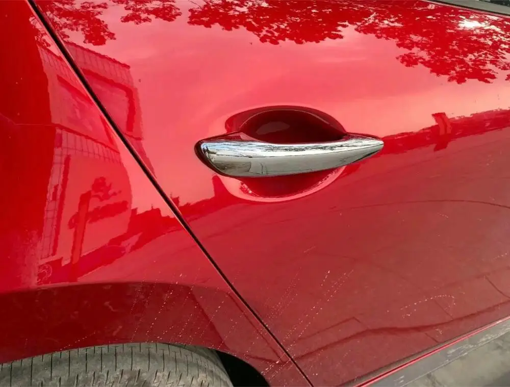 Высококачественная Автомобильная хромированная накладка на дверную ручку из