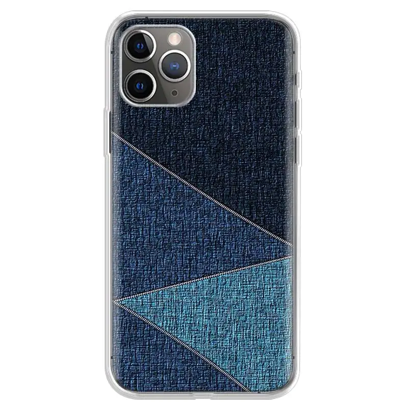 Джинсовый ковбойский чехол для телефона с принтом Apple iPhone 11 13 Pro 12 Mini SE X XR XS Max 6 6S 7 8