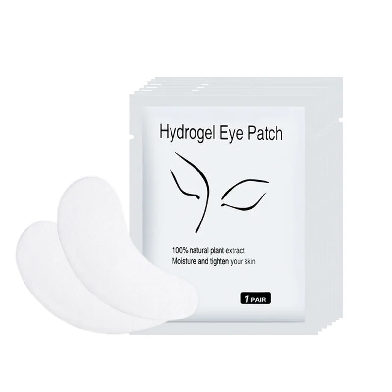 Патчи гелевые под глаза для наращивания ресниц стикеры бумажные 50 пар|Накладные