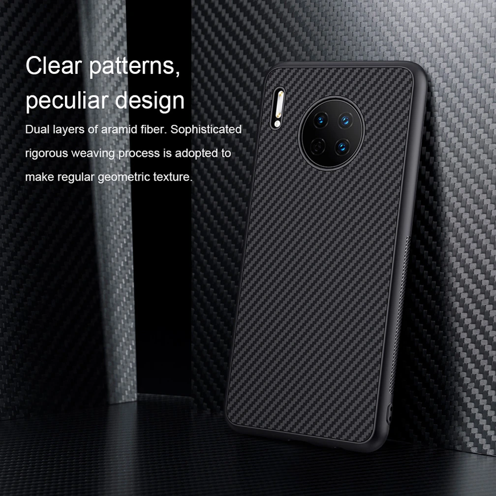 For Huawei Mate 30 5G Case Nillkin Synthetic Fiber Hard Back Cover Ultra-thin Phone | Мобильные телефоны и аксессуары