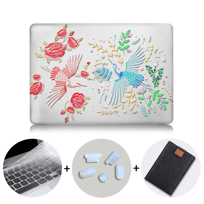 MB04 MTT чехол для ноутбука macbook air Pro retina 11 12 13 15 Сенсорная панель кристальная печать на прозрачной поверхности чехол для macbook air 13 дюймов - Цвет: MB04