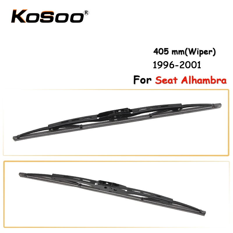 

KOSOO авто стеклоочиститель заднего стекла лезвия рычаг стеклоочистителя автомобиля для сиденья Alhambra,405 мм (1996-2001), автомобильные аксессуары С...