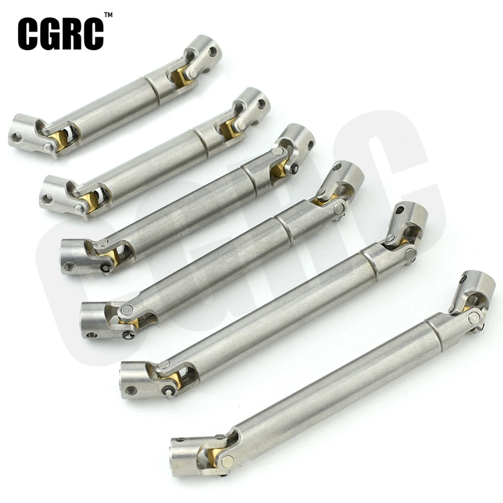 Металлический вал коробки передач из нержавеющей стали CVD для 1/10 RC Crawler Car TRX4 D90 Scx10