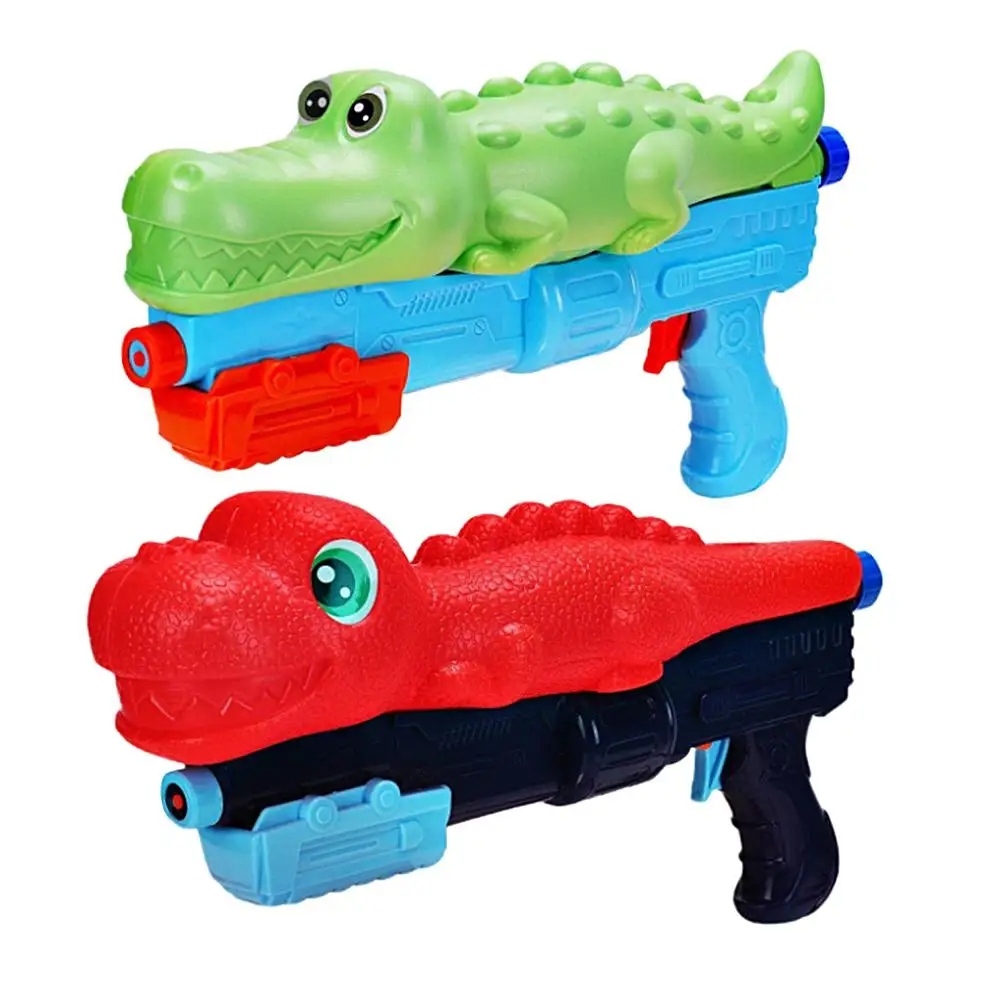 

2 Pack Water Gun Toys Cartoon Dinosaur Crocodile Spray Gun Summer Water Toys for Boys Girls Swimming Pool Beach Backyard