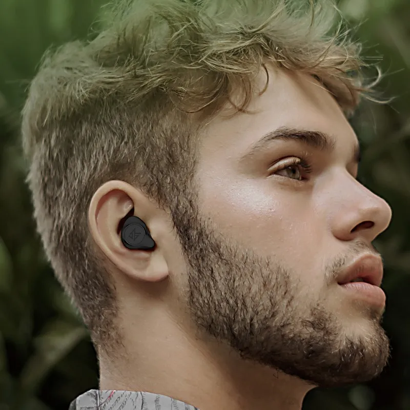 Плотным верхним ворсом KZ S2 True Беспроводной наушники-вкладыши TWS Bluetooth V5.0 наушники