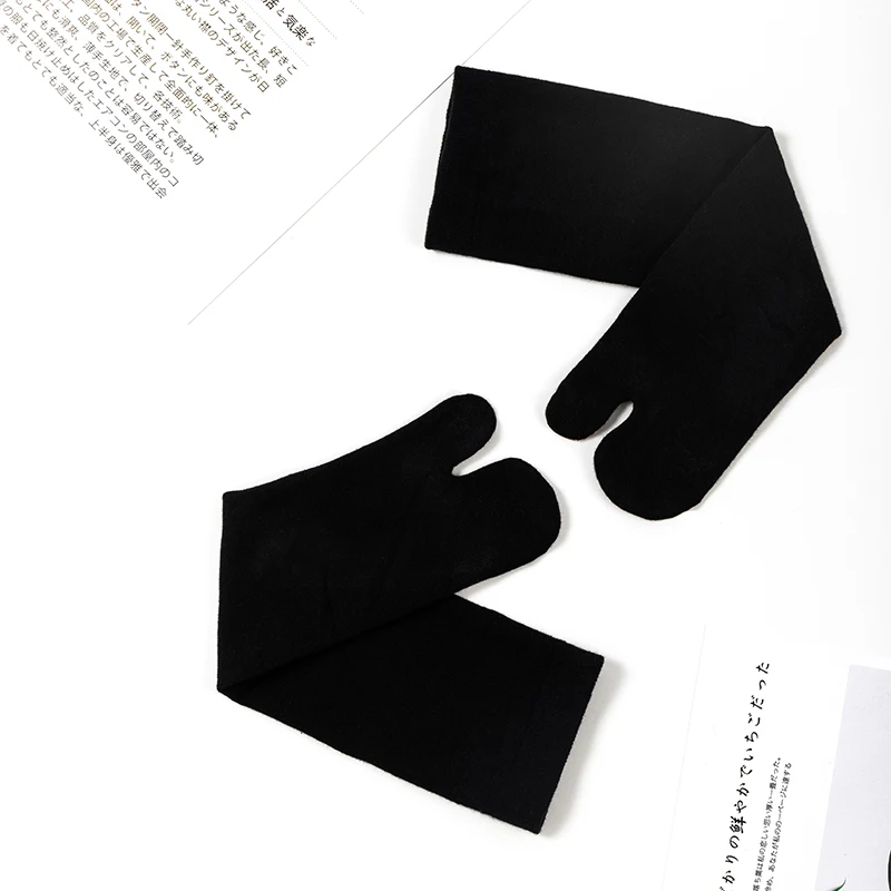 Japanese kimono pure cotton white thigh high socks cosplay girls two fingers socka long/short tube split toe socks stay ups