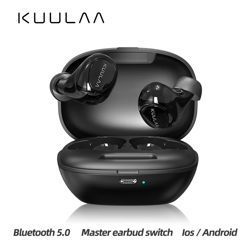 KUULAA TWS Bluetooth наушники беспроводные 5 0 свободные руки игровая гарнитура Blutooth