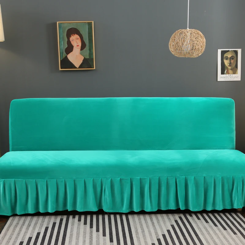 Чехол для дивана из эластичной плюшевой ткани облегающий полноразмерный