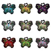 50pcslot embroidery patches butterfly flower clothing decoration backpack sewing accessories diy iron heat transfer applique