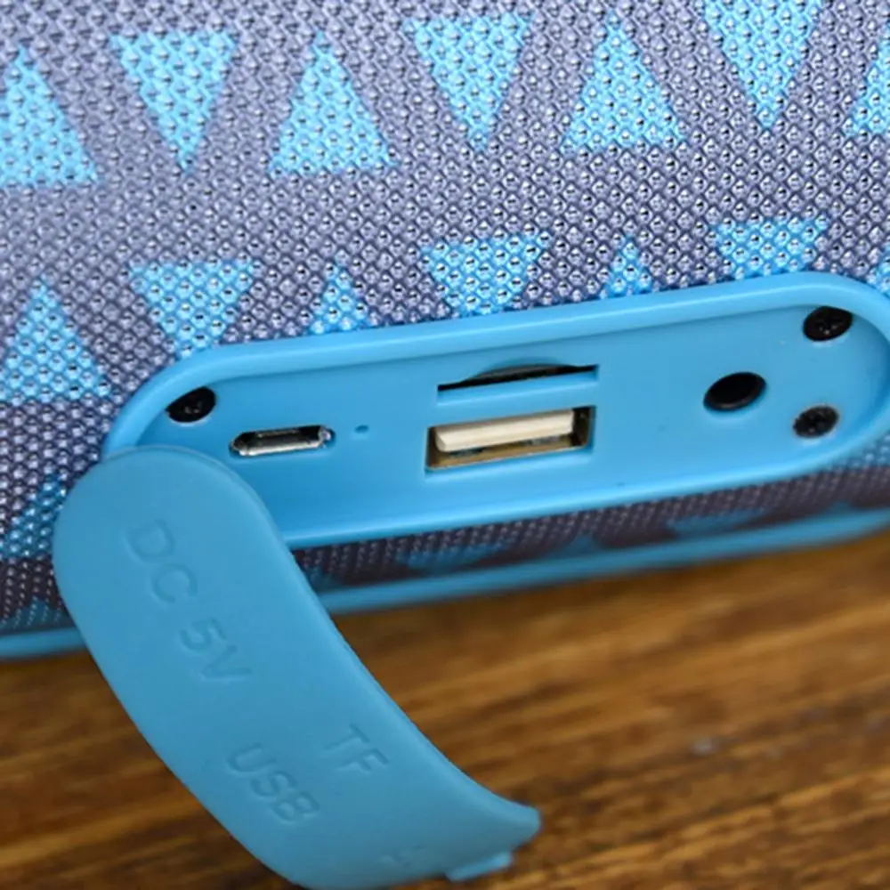 TG109 ткань Беспроводной Bluetooth Динамик оливкового стерео 3D бас безопасный спортивные Портативный Bluetooth Динамик с микрофон AUX для набрать номер