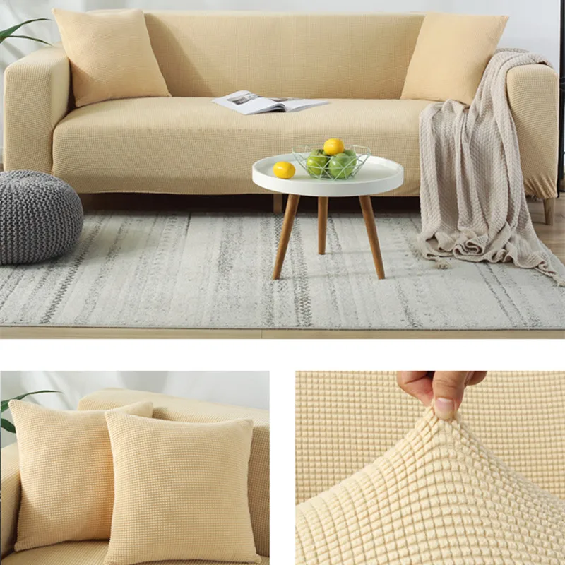 Высококачественный растягивающийся L образный чехол из кукурузного бархата для