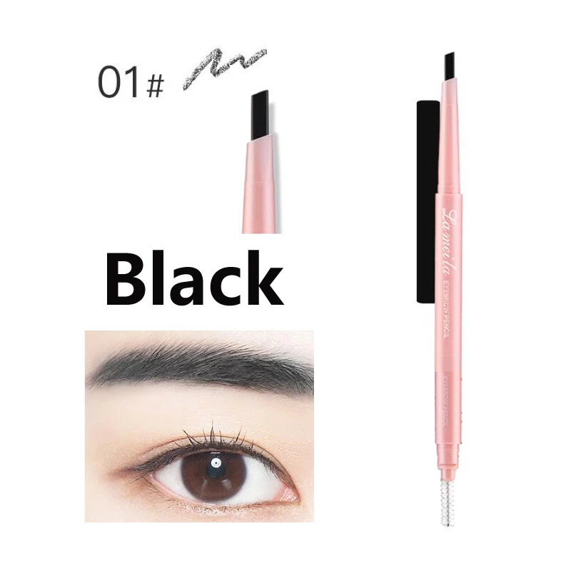 Новинка цветной двухсторонний карандаш для бровей натуральный