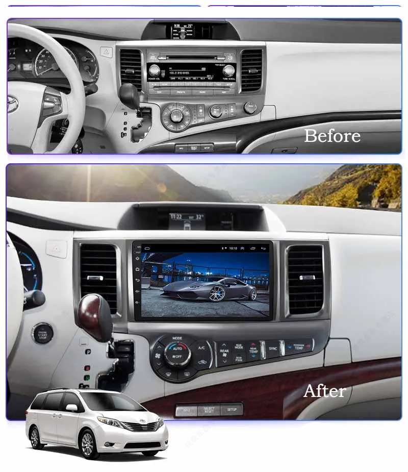 9 дюймовый экран Android автомобильная навигация мультимедийная система Радио