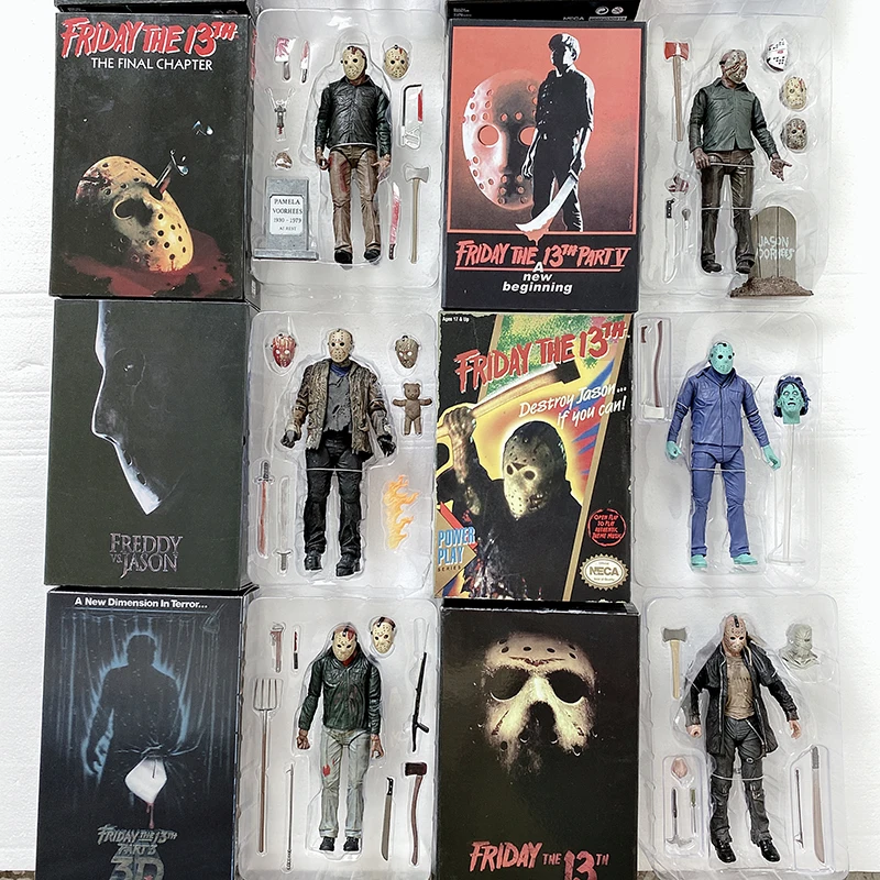 NECA Friday The 13th Toys экшн фигурка Фредди Джейсона воорхеса Фигурки Игрушка кукла
