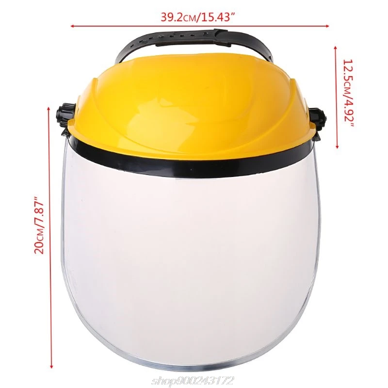 

Clear Full Face Shield Safety Helmet Visor Mask For Automotive Construction J07 21 Dropship