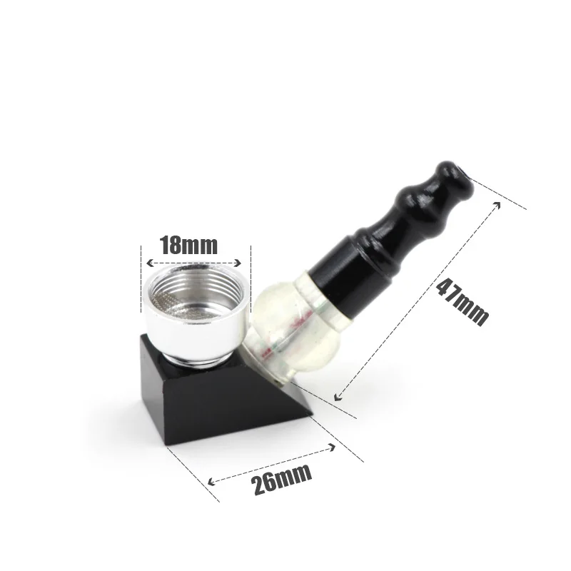 Металлические маленькие портативные курительные трубки для курения табака SWSMOK