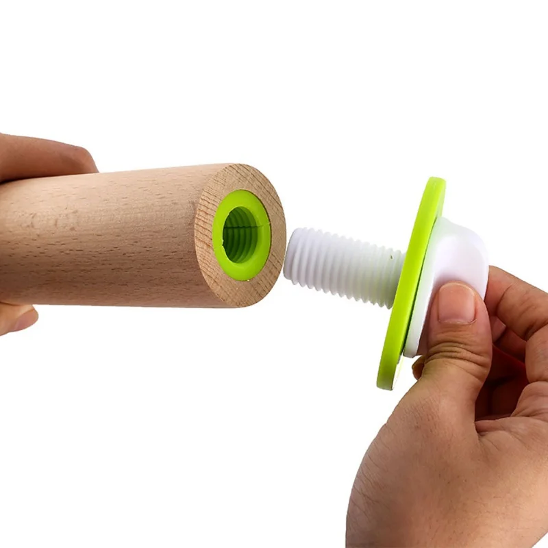 

a a Adjustable Christmas Rolling Sticks Scaled Noodle Kneading Tools Wooden Rolling Sticks New