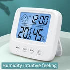 Цифровой измеритель температуры и влажности с ЖК-дисплеем, домашний электронный гигрометр с подсветкой, термометр, комнатный гигрометр
