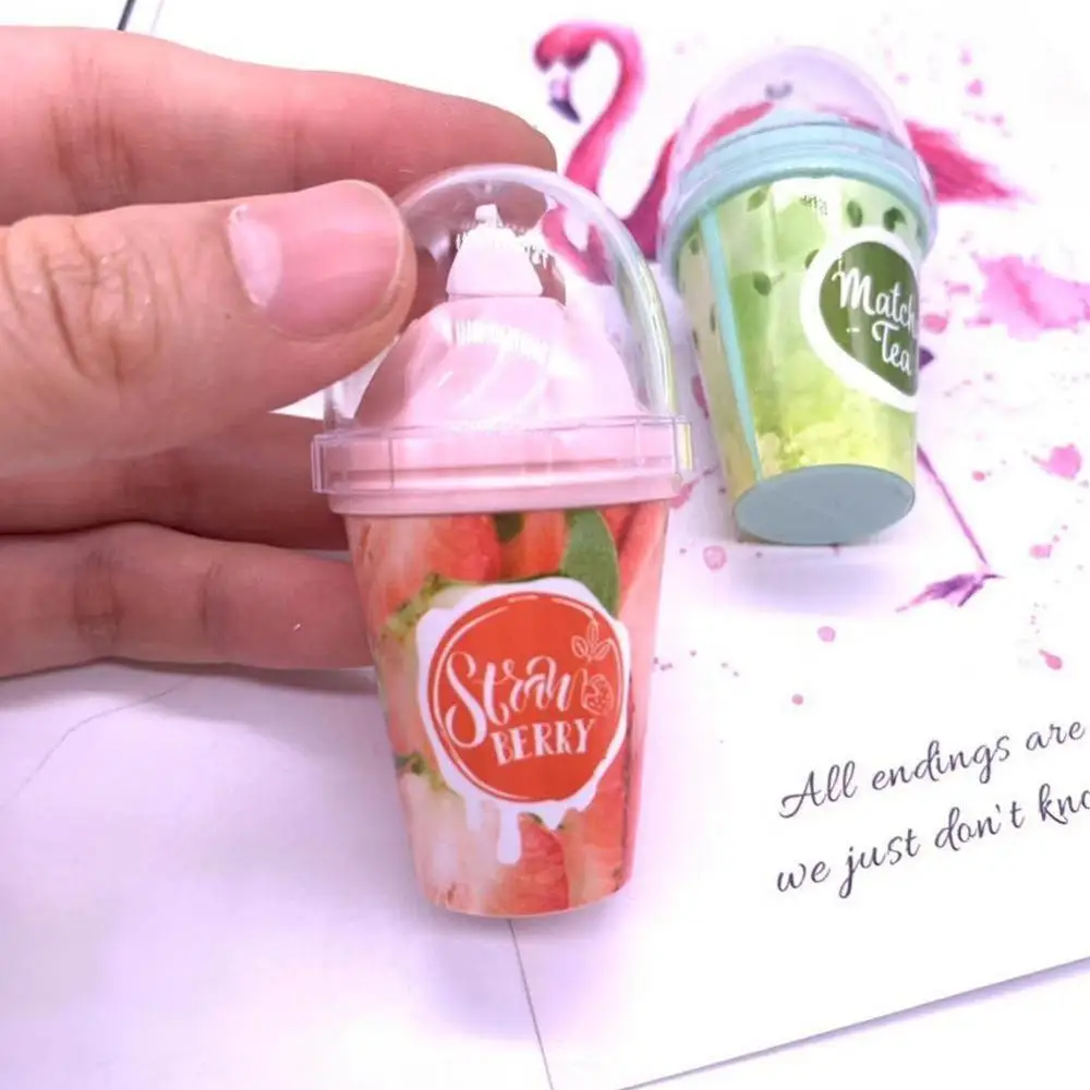 Милый молочный стаканчик коррекция мороженого Корректирующая лента